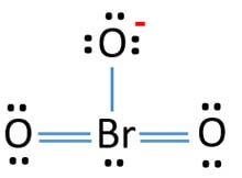 bromate BrO3- ion lewis structure